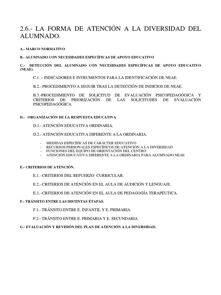 Atención a la Diversidad Educativa | PDF | Educación especial | Maestros