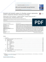 Energetic and Economic Analysis of A Brazilian Compact Cogeneration System Comparison Between Natural Gas and Biogas