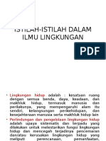 Istilah-Istilah Dalam Ilmu Lingkungan