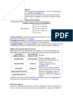 Objetivos y Metas de La Empresa