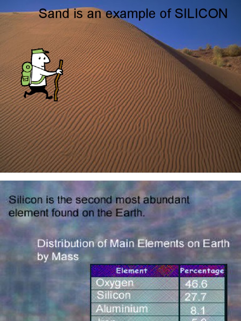 Sand Is An Example of SILICON | PDF