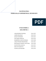 Kelompok 4 Matematika PD Homogen