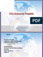 Oracle R12 Account Payables