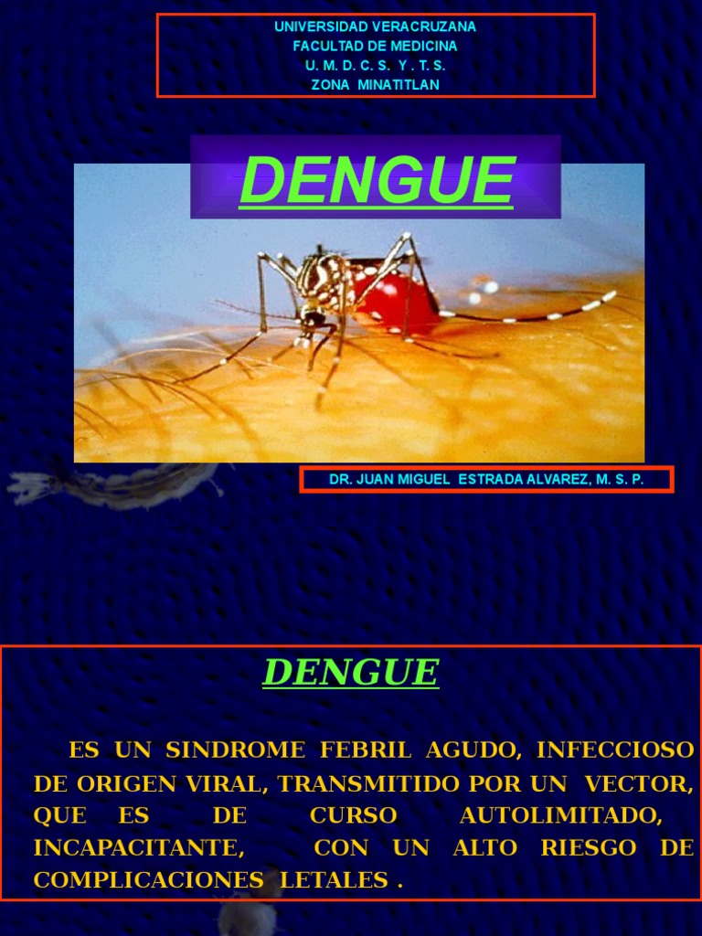 Historia natural del Dengue. Enfermedades virales