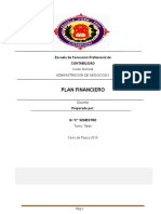 Monografia de Plan Financiero