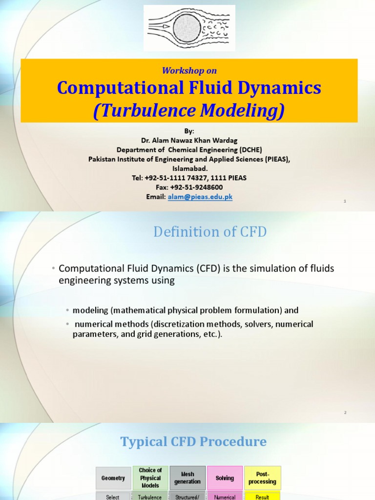 Turbulence Modeling in CFD Workshop | PDF | Turbulence | Fluid Dynamics