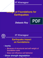 Earthquake Foundation Design: Liquefaction, Bearing Capacity & Settlement