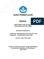 Modul Guru Pembelajar KK A 2 B ING SMA Revisi Maharadja