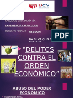Diapositivas de Los Delitos Contra El Orden Economico Penal