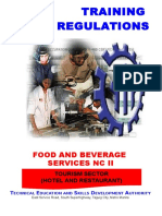 TR - Food and Beverage Services NC II.doc