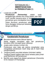 Pertemuan Ke-1 Pembentukan Dan Usaha Per