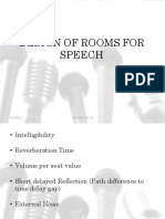 14. Design of Rooms for Speech