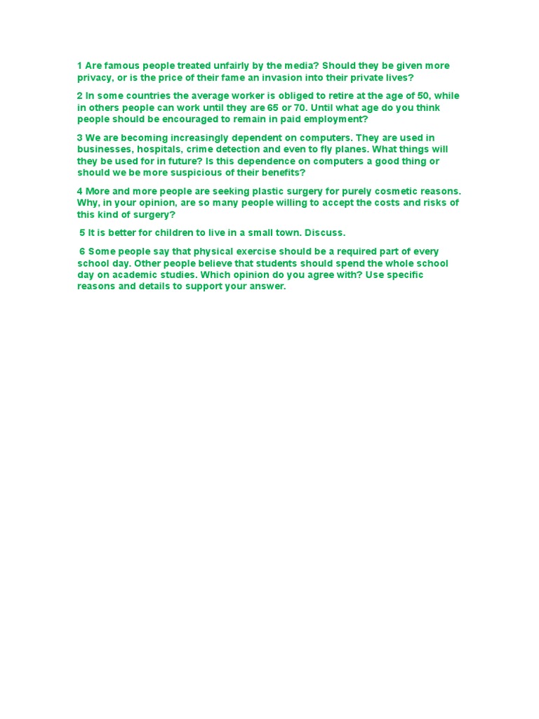 Opinion essay structure picture