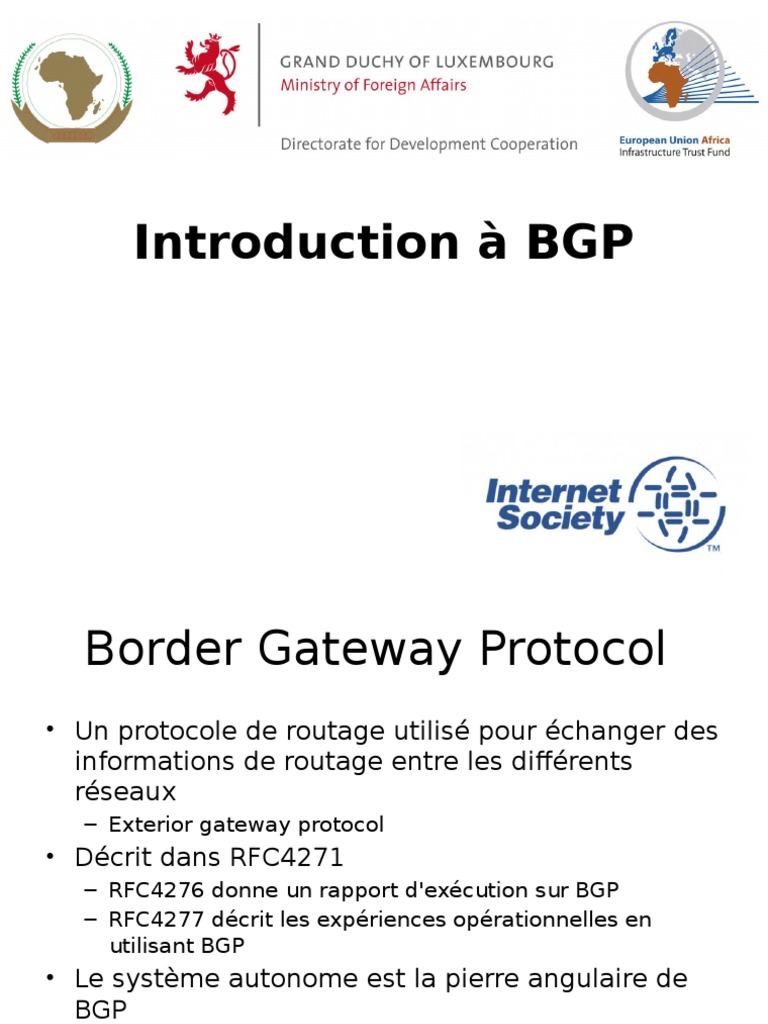 Introduction À BGP | PDF | Routage | Adresse IP