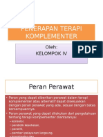 Penerapan Terapi Komplementer