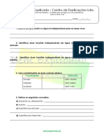 4.1 Importância Da Água para Os Seres Vivos Distribuição Da Água e Sua Importância Ficha de Trabalho 1