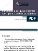 Introdução à Pesquisa e Normas ABNT Para Trabalhos