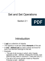 Sets and Set Operations Dalesandro