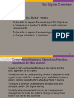 Six Sigma Overview for Process Improvement