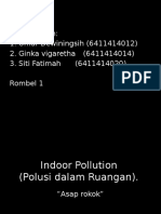 Indoor Pollution (Polusi Dalam Ruangan)