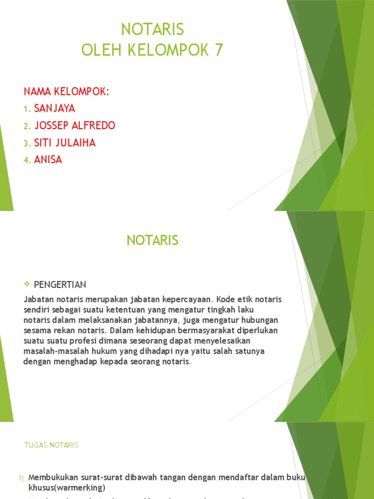 Powerpoint Etika Profesi Notaris