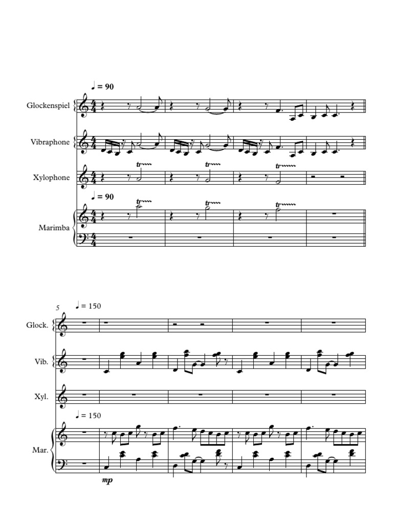 Suis-Moi - Score and Parts | PDF | Production musicale | Instrument de ...