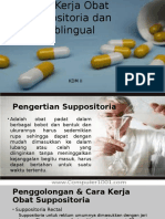 Cara Kerja Obat Suppositoria Dan Sublingual