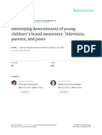 Identifying determinants of young children's brand awareness - Television, parents and peers.pdf