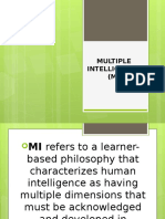 Multiple Intelligences