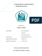 Percobaan 6 Peer to Peer Laboratorium Komunikasi Data