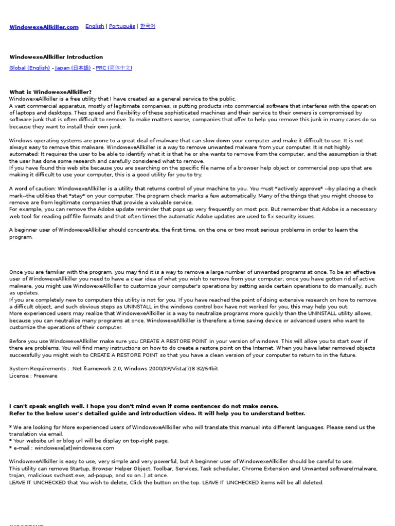 Windows Exe Killer – Really killing a process in Windows – CTWWHS