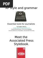 Associated Press (AP) Style Guide - The Basics | PDF | Middle East ...