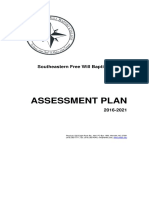 Comprehensive Assessment Plan