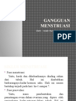 Gangguan Menstruasi