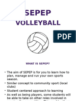 Intro To Sepep Volleyball 2016