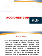 Acciones Comunes