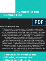 Rational Numbers in the Number Line