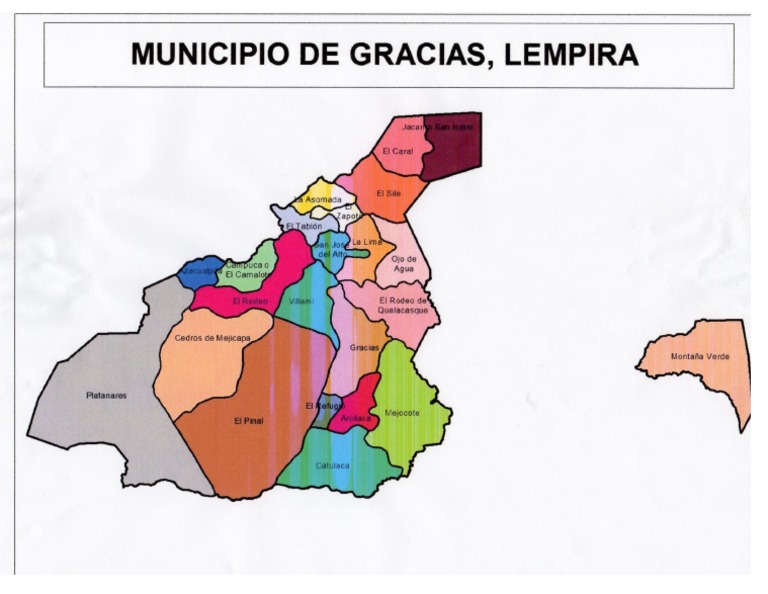 Mapa de Gracias, Lempira PDF