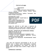 Expressão Dramática -Aulas Nºs 9 a 12