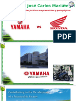 Lucha de Dos Marcas Empresariales Yamaha Versus Honda