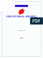 Jennifer Frost - Uses of Shall and Will
