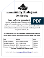 community dialogues on equity