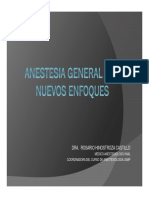Anestesia General y Nuevos Enfoques