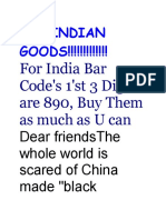 Buy Indian Goods!!!!!!!!!!!!!: For India Bar Code'S 1'St 3 Digits Are 890, Buy Them Asmuchasucan