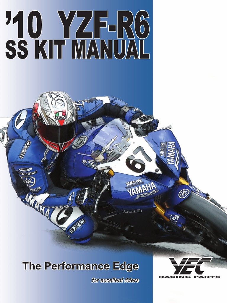 2010 R6 Kit Manual English | PDF | Ignition System | Piston