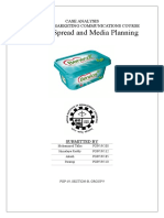 Benecol Spread and Media Planning: Case Analysis Integrated Marketing Communications Course