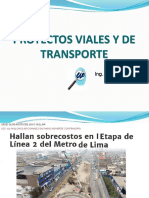 Exposicion Proyectos Viales y de Transporte - InG. WALTER IBAÑEZ