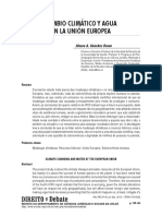 Agua e Cambio Climatico