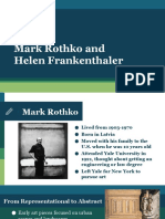 Lesson 2 - Mark Rothko and Helen Frankenthaler