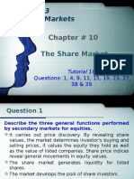 Tutorial 10 - Chapter 10 - The Share Market